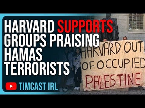 Harvard SUPPORTS Groups Praising Hamas Terrorists, GOP Alum SLAM University thumbnail