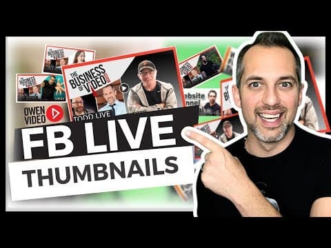 Facebook Video: How to Upload a Custom Thumbnail 2018 thumbnail