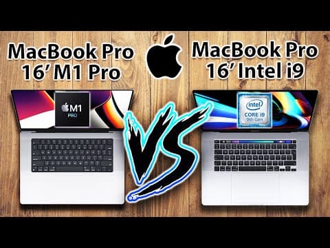 How Does the M1 Pro MacBook Pro 16 Compare to Intel i9? thumbnail