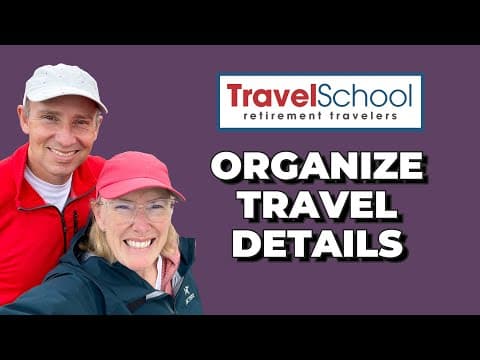 Retirement Travel School: How to Organize Travel Documents | Monday Digital Planner thumbnail