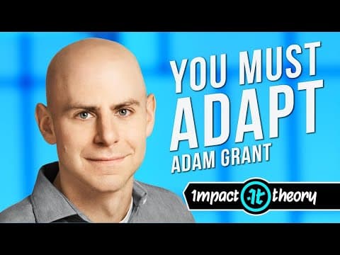 Legendary Psychologist Adam Grant on Why Leadership is All About Humility, Integrity and Adaptation thumbnail