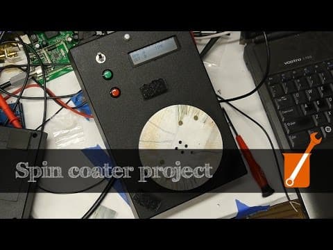 Design and build a spin coater thumbnail