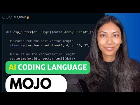 Mojo🔥 Review: How good is the new programming language for AI? thumbnail