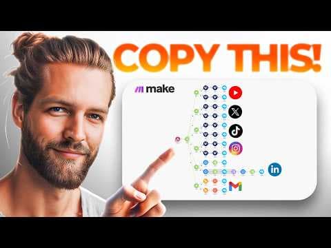 This Social Media AI Automation Scrapes 1000 Viral Ideas Daily! (100% Automated!) thumbnail