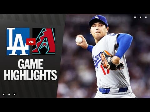 Dodgers vs. D-backs Game Highlights (9/23/25) | MLB Highlights thumbnail