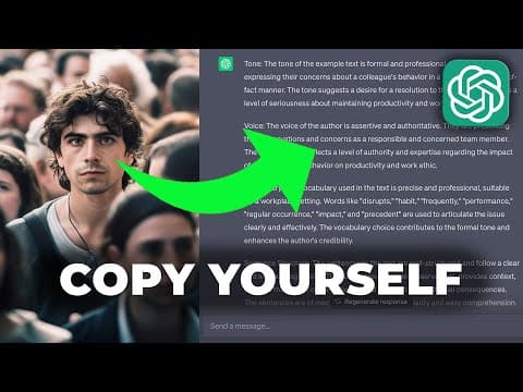 How-To Force ChatGPT To Write In Your Style thumbnail