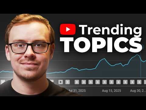 How To Find Trending Topics On YouTube Before Everyone Else thumbnail