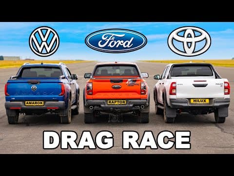 Which Pickup Truck Wins: Ford Raptor, Toyota Hilux, or VW Amarok? thumbnail