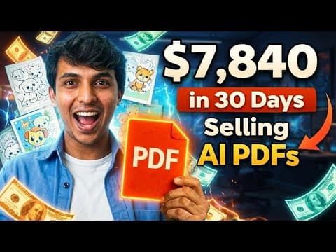 NEW AI Tool Easily Creates KDP Coloring Books You Can Sell On Amazon thumbnail