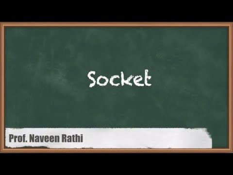 Understanding Socket -Transport Layer | GATE |  Computer Networks | COMPUTER SCIENCE ENGINEERING thumbnail