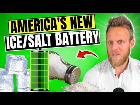 US scientists in Texas build SUPER Cheap Ice / Salt battery thumbnail