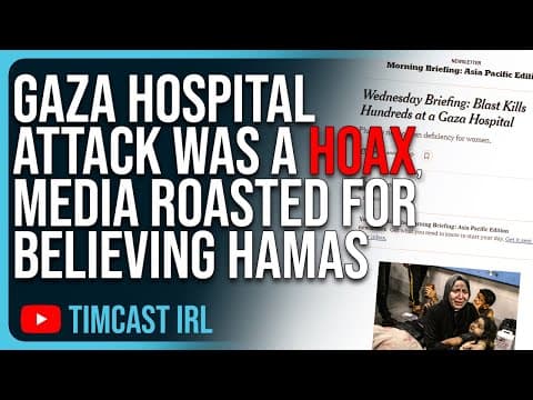 Gaza Hospital Attack WAS A HOAX, Media ROASTED For Believing Hamas thumbnail