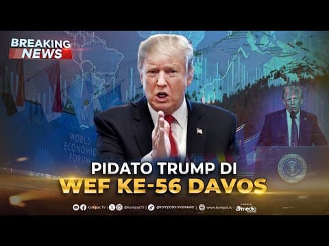 BREAKING NEWS - Pidato Presiden AS Donald Trump di World Economic Forum Davos 2026 thumbnail