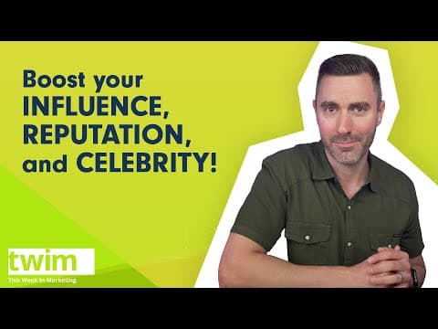 Real Estate Fame Assets: Your Ticket to Brand Recognition | This Week in Marketing thumbnail