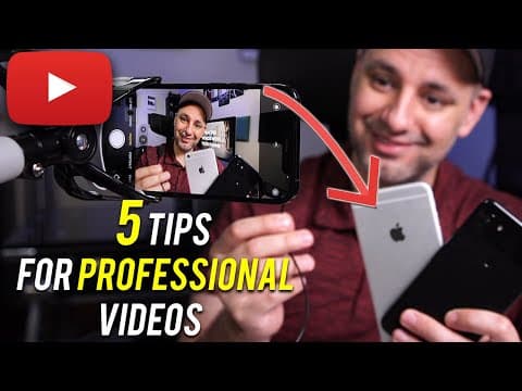 How To Make Good YouTube Videos With Your Phone thumbnail