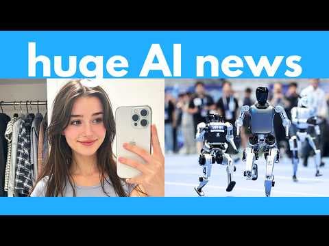Endless AI video games, ultra-real deepfakes, robot olympics, new AI audio sync, face animator thumbnail