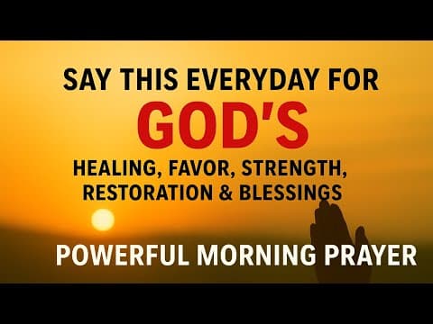 Always Start Your Day with Powerful Morning Prayers | Protection, Blessings & Life Transformation thumbnail