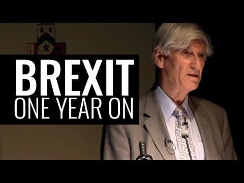 Britain and the EU: In or Out - One Year On - Professor Vernon Bogdanor FBA CBE thumbnail