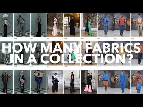 Fashion Design Tutorial: How Many Fabrics Do I Need For A Collection? thumbnail
