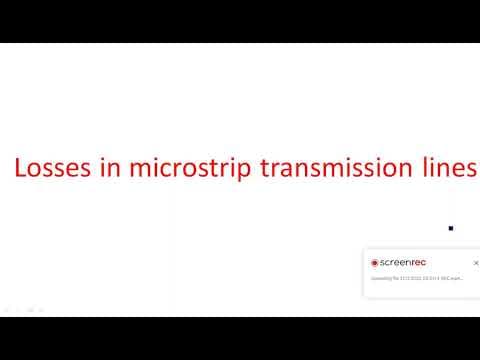 Micro strip transmission lines losses | Part-2/2 | Q factor  | Microwave Engineering | Lec-49 thumbnail
