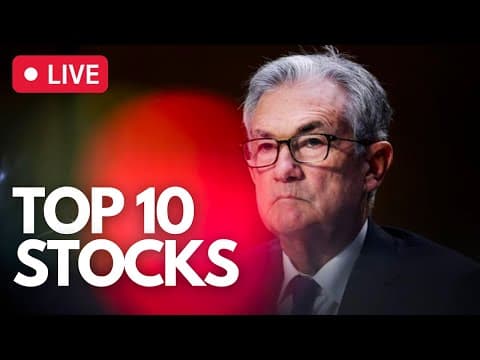 (LIVE NEWS) NASDAQ IN THE RED | TOP 10 STOCKS thumbnail