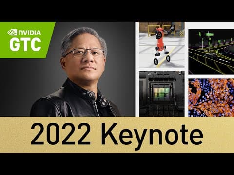 GTC 2022 Spring Keynote with NVIDIA CEO Jensen Huang thumbnail