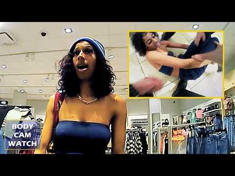 When a Shoplifter Forces Cops to Drag Her from the Mall thumbnail