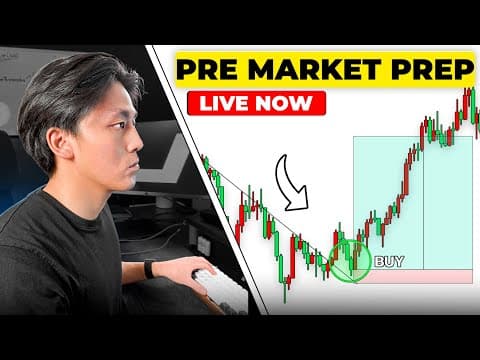 (Live) Pre-Market-Prep - Core CPI Data! What's Next For The Markets! | SPY/QQQ/TSLA | Tuesday thumbnail