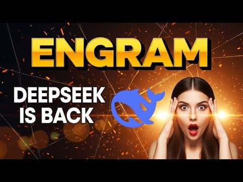 DeepSeek Is Back with Engram: Built‑In Memory for LLMs: With Demo thumbnail
