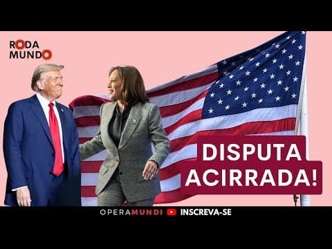 Harris ou Trump: quem vai ganhar as ELEIÇÕES nos EUA? | Rodamundo thumbnail