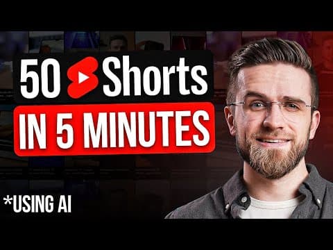 How I Made 50 YouTube Shorts in 5 Minutes with 1 AI Tool (Vidyo.ai Review) thumbnail