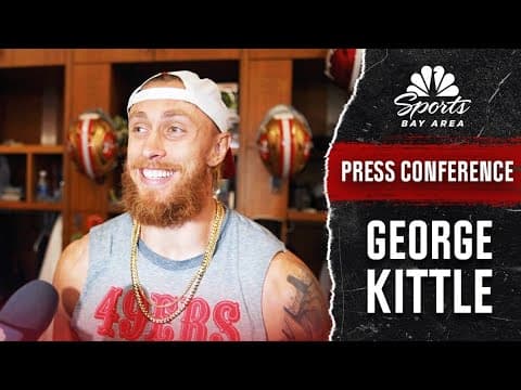 George Kittle excited to return from hamstring injury for 49ers-Falcons game | NBC Sports Bay Area thumbnail