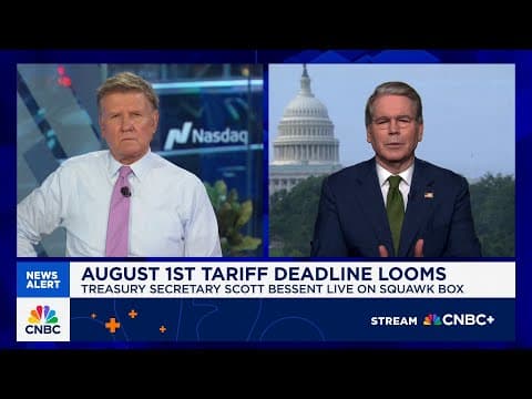 Watch CNBC's full interview with Treasury Secretary Scott Bessent thumbnail
