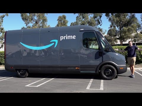 The Rivian Electric Amazon Delivery Van Is Highly Innovative and Incredibly Cool thumbnail