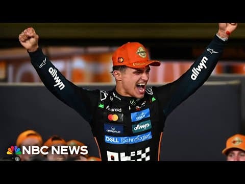  McLaren racer Lando Norris wins Formula 1 world championship thumbnail
