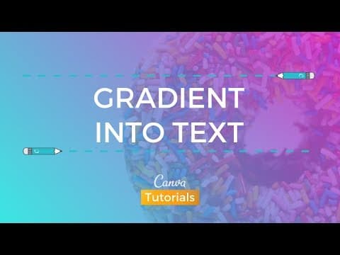 Canva: Insert a Gradient into Text thumbnail