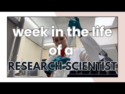 NEW YEAR, NEW GOALS | week in the life of research scientist vlog #1 thumbnail