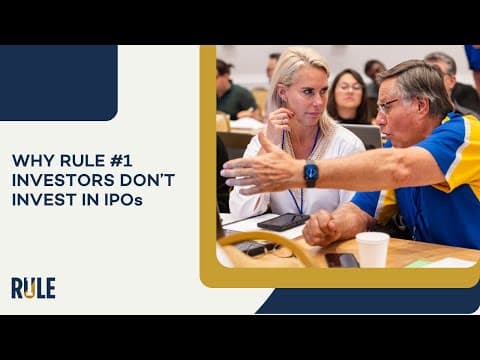 Why Rule #1 Investors Don't Invest In IPOs thumbnail