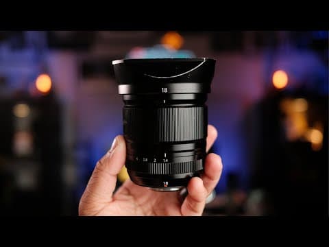 Fujifilm XF 18mm f1.4 Review: BEST FUJI LENS EVER MADE 😤 thumbnail