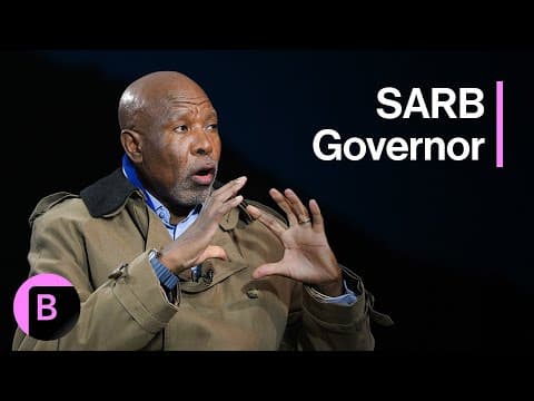 Davos: SARB Governor on South Africa Inflation Target, Growth Outlook, Federal Reserve thumbnail