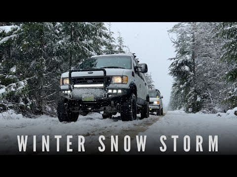 Lost Cabin In The Woods | 4X4 VAN VS TWO WHEEL DRIVE thumbnail