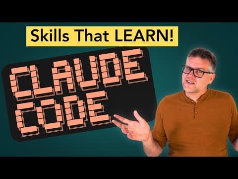 The SECRET to Claude Code Skills Nobody's Talking About thumbnail