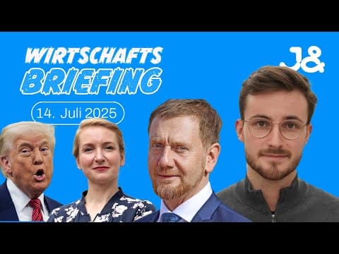 Steuersenkung, Bitcoin-Hype, Zollstreit | WIRTSCHAFTSBRIEFING | 14. Juli 2025 thumbnail