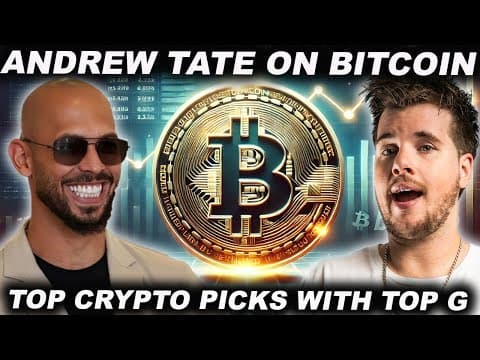 EXCLUSIVE: ANDREW TATE CRYPTO INTERVIEW! (Top G's Altcoin Picks - Bitcoin To $1M?) thumbnail