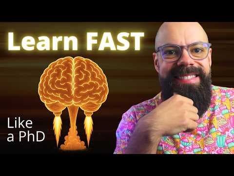 How PhD Students Learn CRAZY Fast (And You Can Too) thumbnail