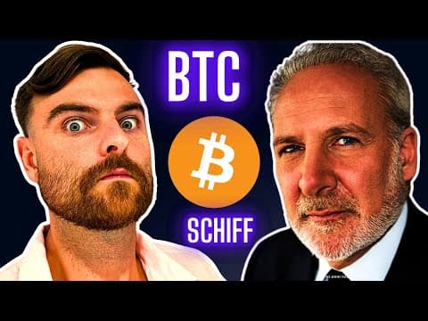 BITCOIN WITH PETER SCHIFF!!!!!!! 😆 #bitcoin thumbnail