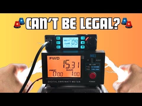 ILLEGAL CB Hack?! Converting a CB into a Ham Radio (Retevis MB1 Mod) #3 thumbnail