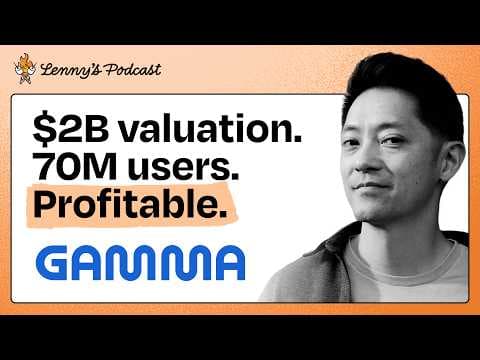 “Dumbest idea I’ve heard” to $100M ARR: Inside the rise of Gamma | Grant Lee (co-founder) thumbnail
