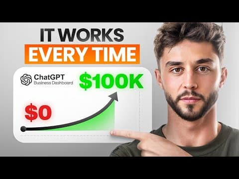 How to Go From $0 to $100K with AI (Ultimate Beginner’s Guide) thumbnail