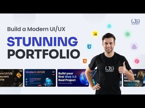 How to Build a Fullstack Responsive Portfolio Website thumbnail